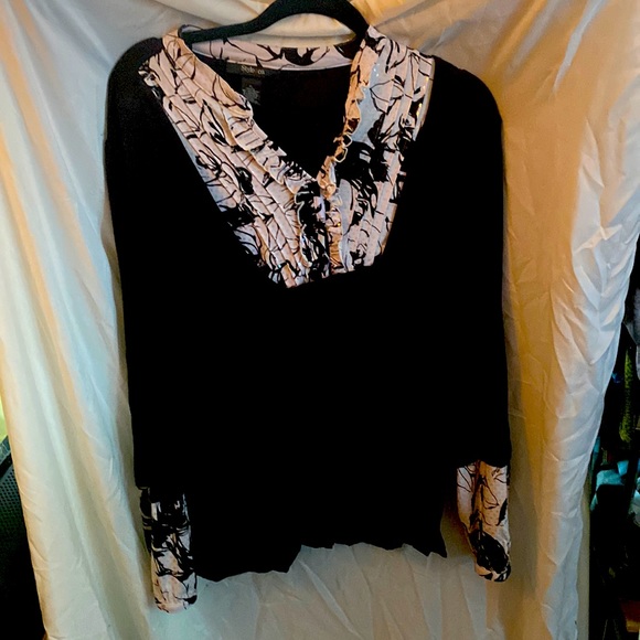 Style and Company ladies long sleeve top blouse size extra-large - Picture 1 of 5